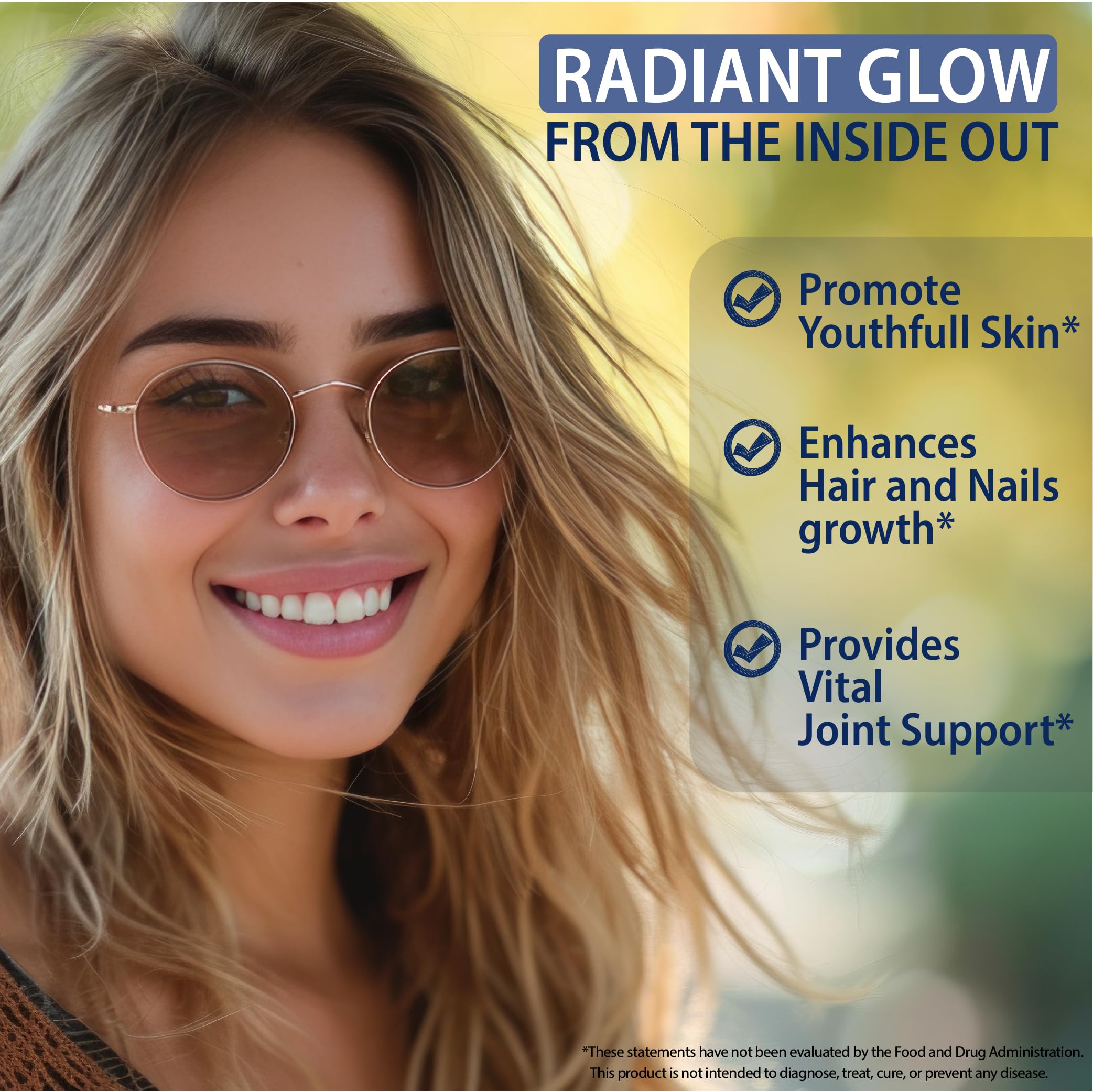 StrongVit hyaluronic acid capsules help moisturize skin and maintain hydration.