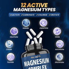 StrongVit magnesium-ashwagandha-capsules image suggesting daily stress support.