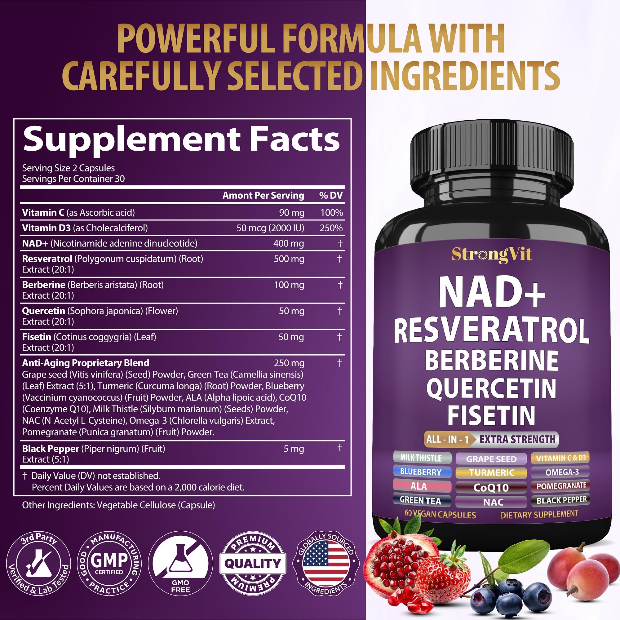 StrongVit NAD Resveratrol in a daily routine setup for energy.