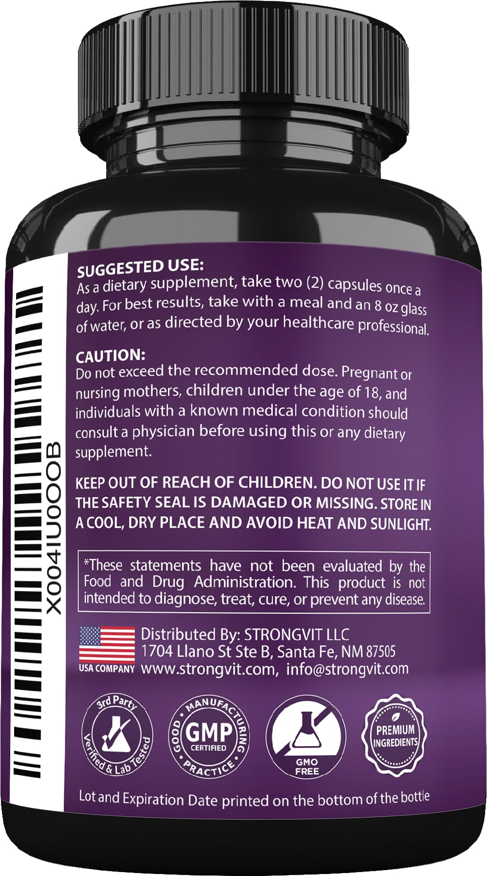 StrongVit NAD Resveratrol features green tea extract in the blend.