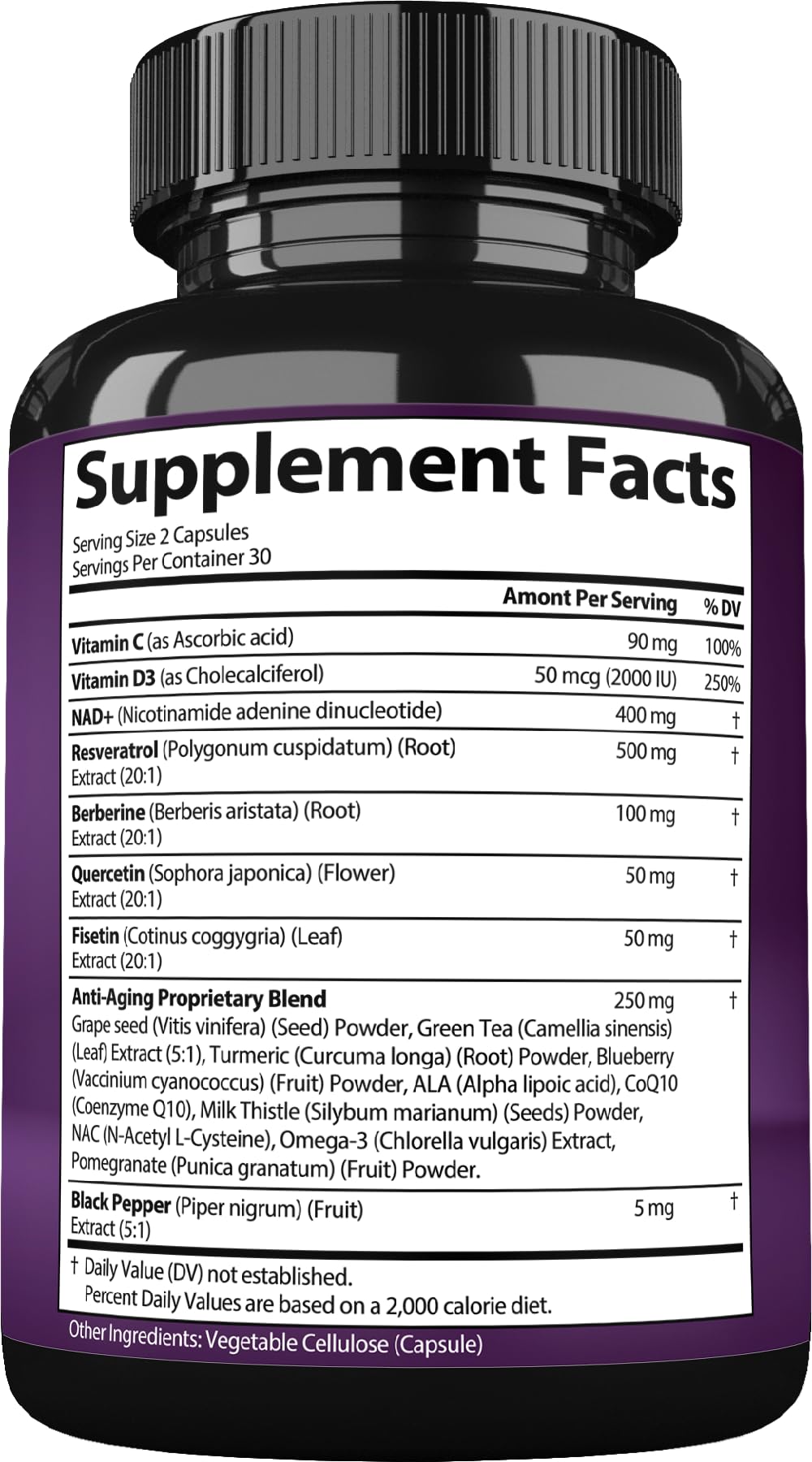 StrongVit NAD Resveratrol packaging with brand logo.