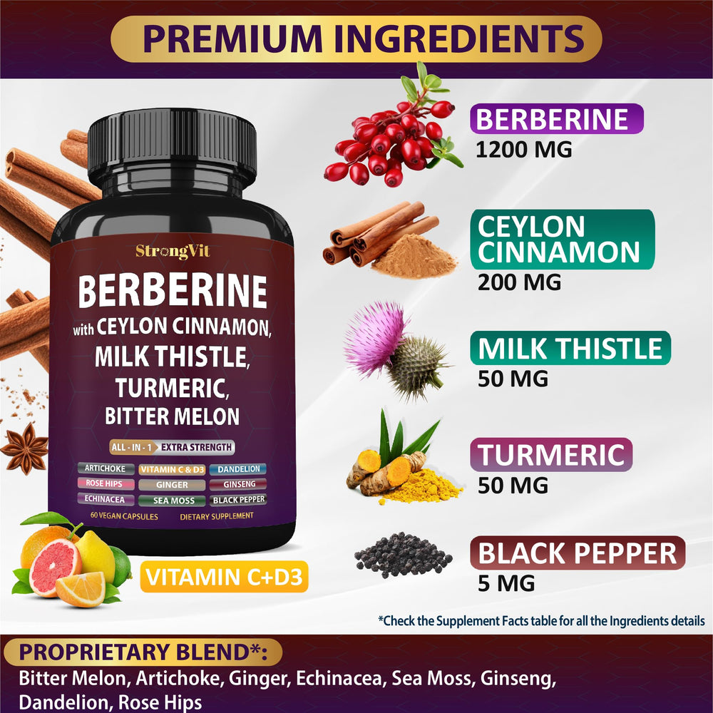 StrongVit USA lab-tested label reassures purity and potency.