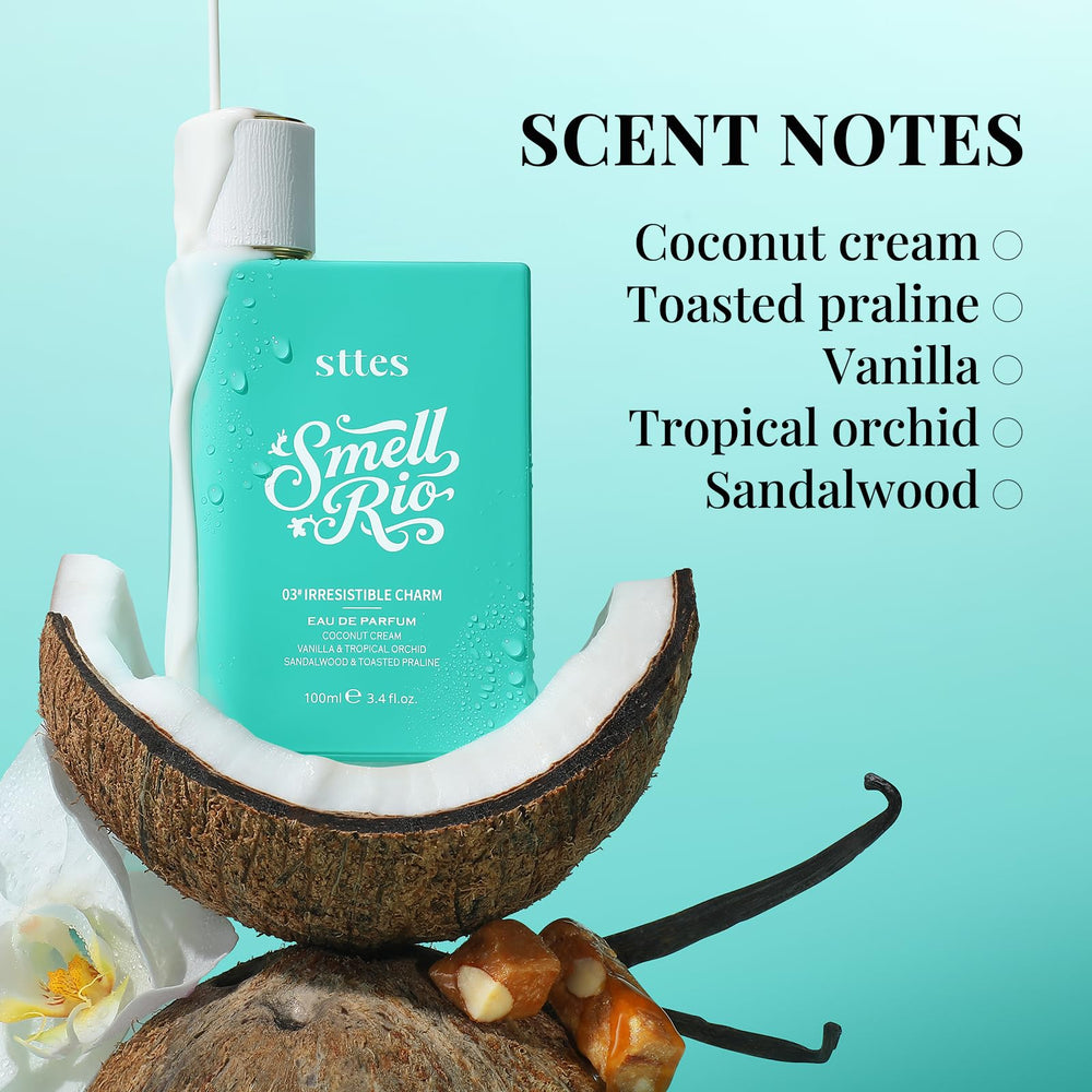 Sttes Smell Rio 03# close-up of coconut and praline hints
