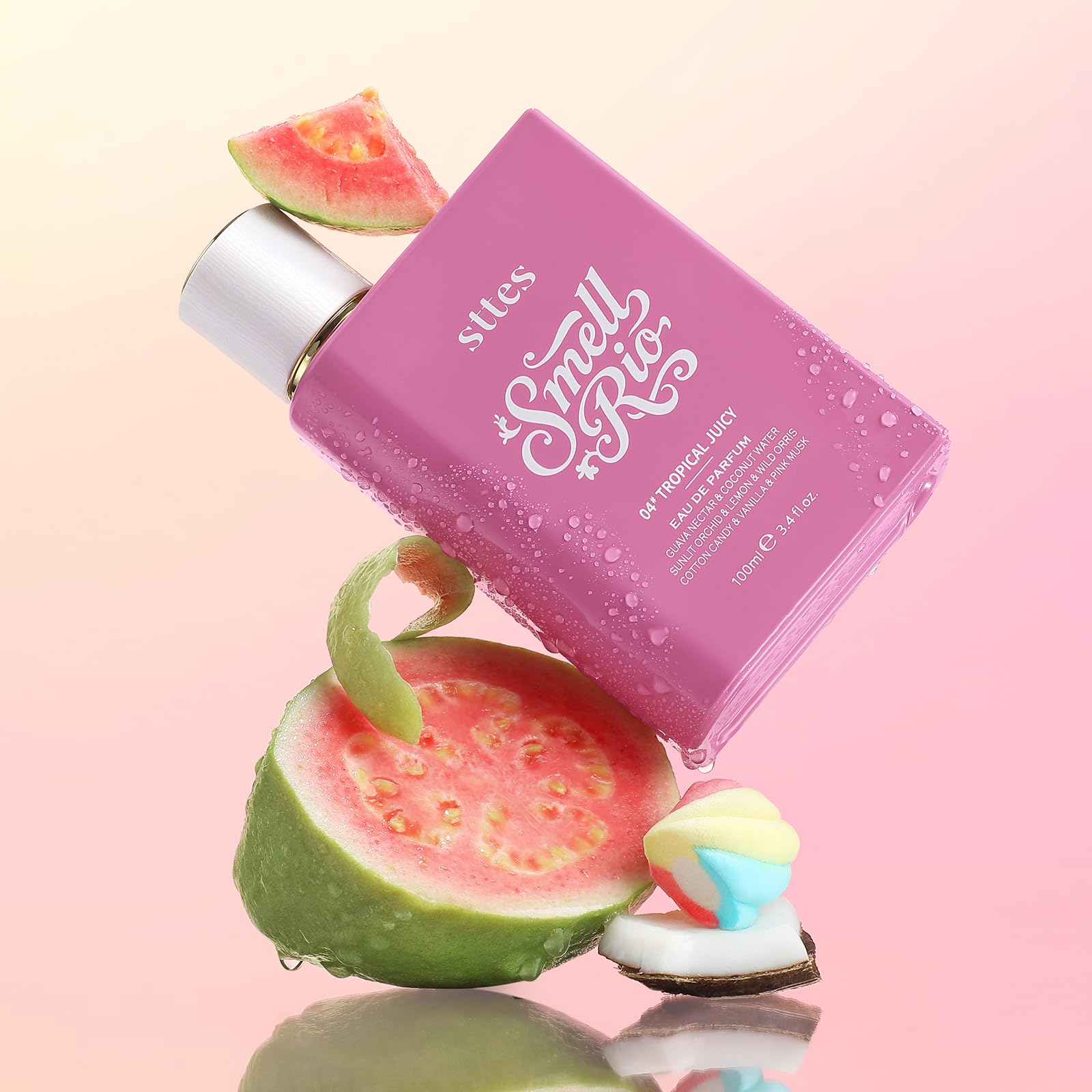 Sttes Smell Rio Perfume 04 Tropical Juicy guava note brightens daily wear.