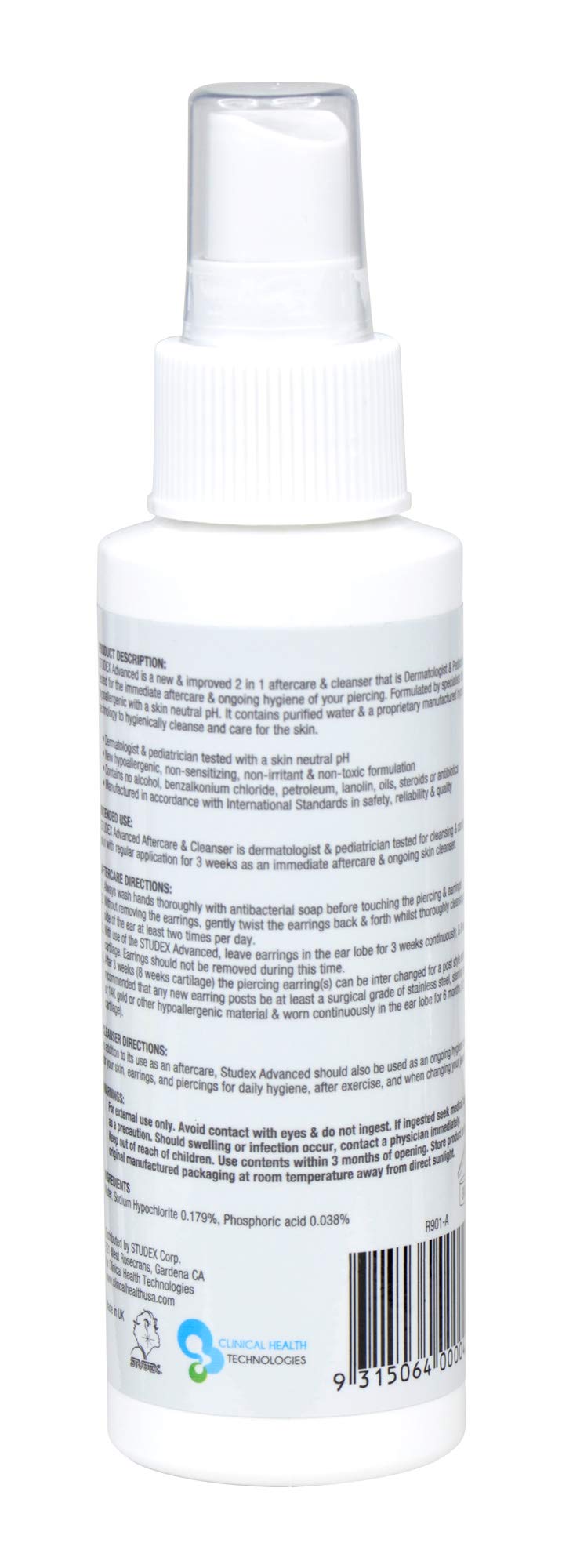 Compact mist spray from Studex Advanced aftercare for on-the-go use