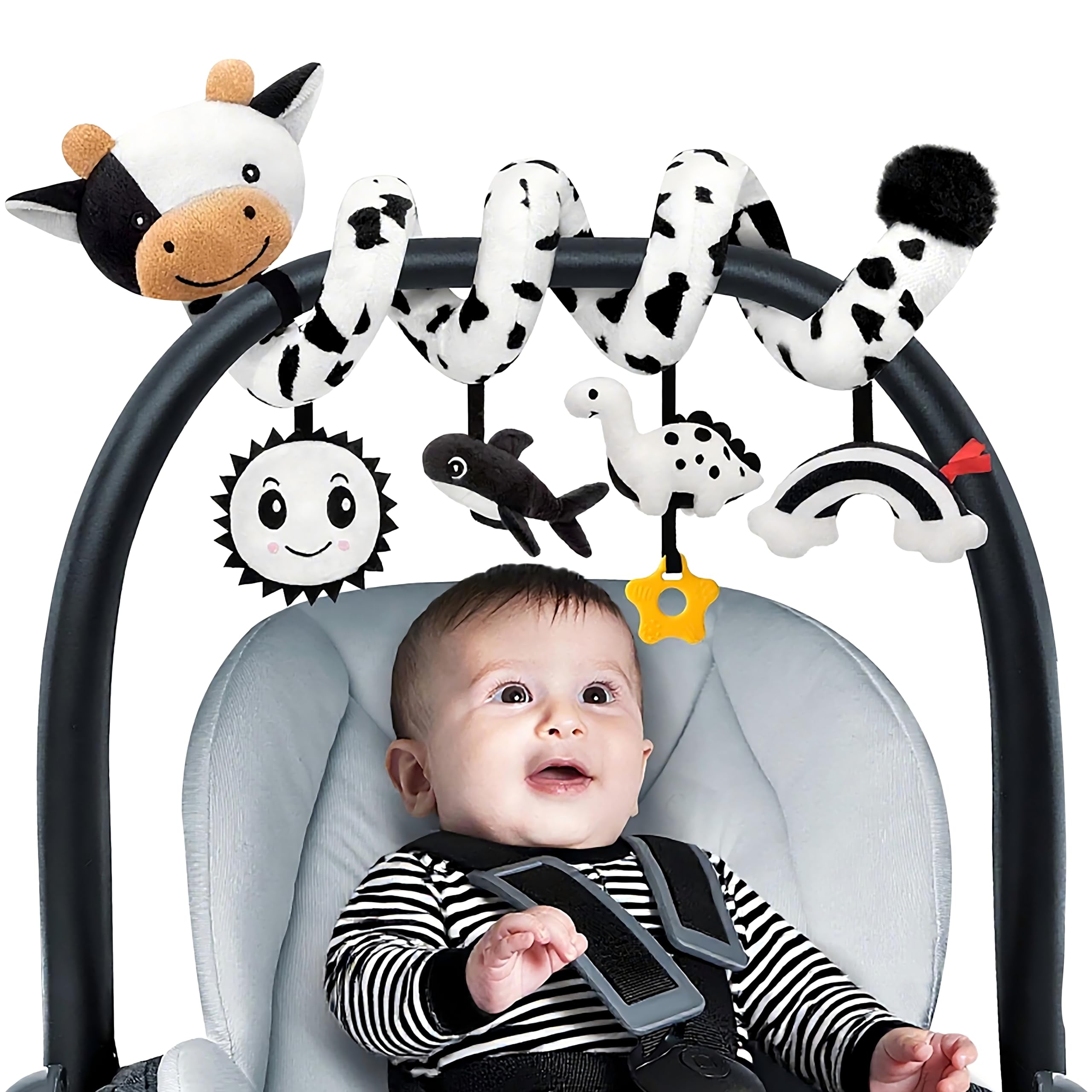 Stuffed BPA-free soft cotton material ensures gentle, safe baby play.
