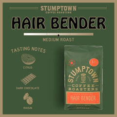 Hair Bender pour-over brew showcasing caramel sweetness.