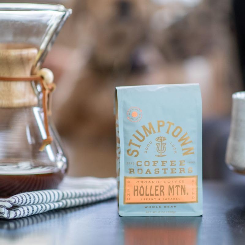 Stumptown Holler Mountain citrus zest note closeup with caramel swirls