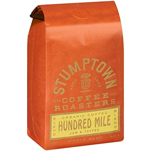 Stumptown Hundred Mile cup with steam inviting a comforting morning sip.