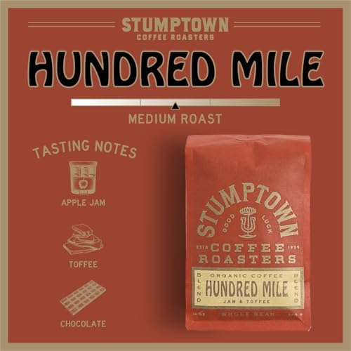 Stumptown Hundred Mile pour-over scene highlighting bright, jammy notes.