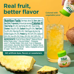 Stur Coconut Pineapple pour, instant tropical flavor boost for water