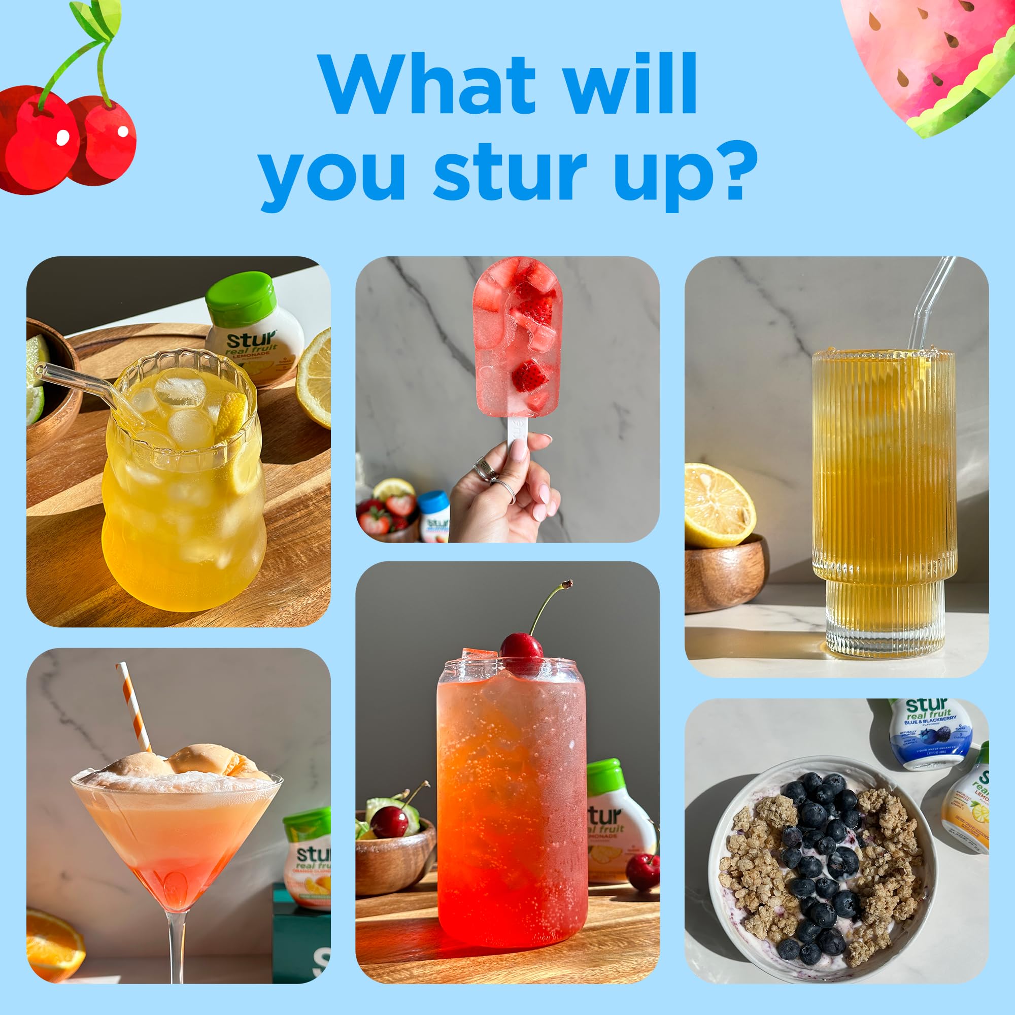 Stur store display highlights vitamin C boost