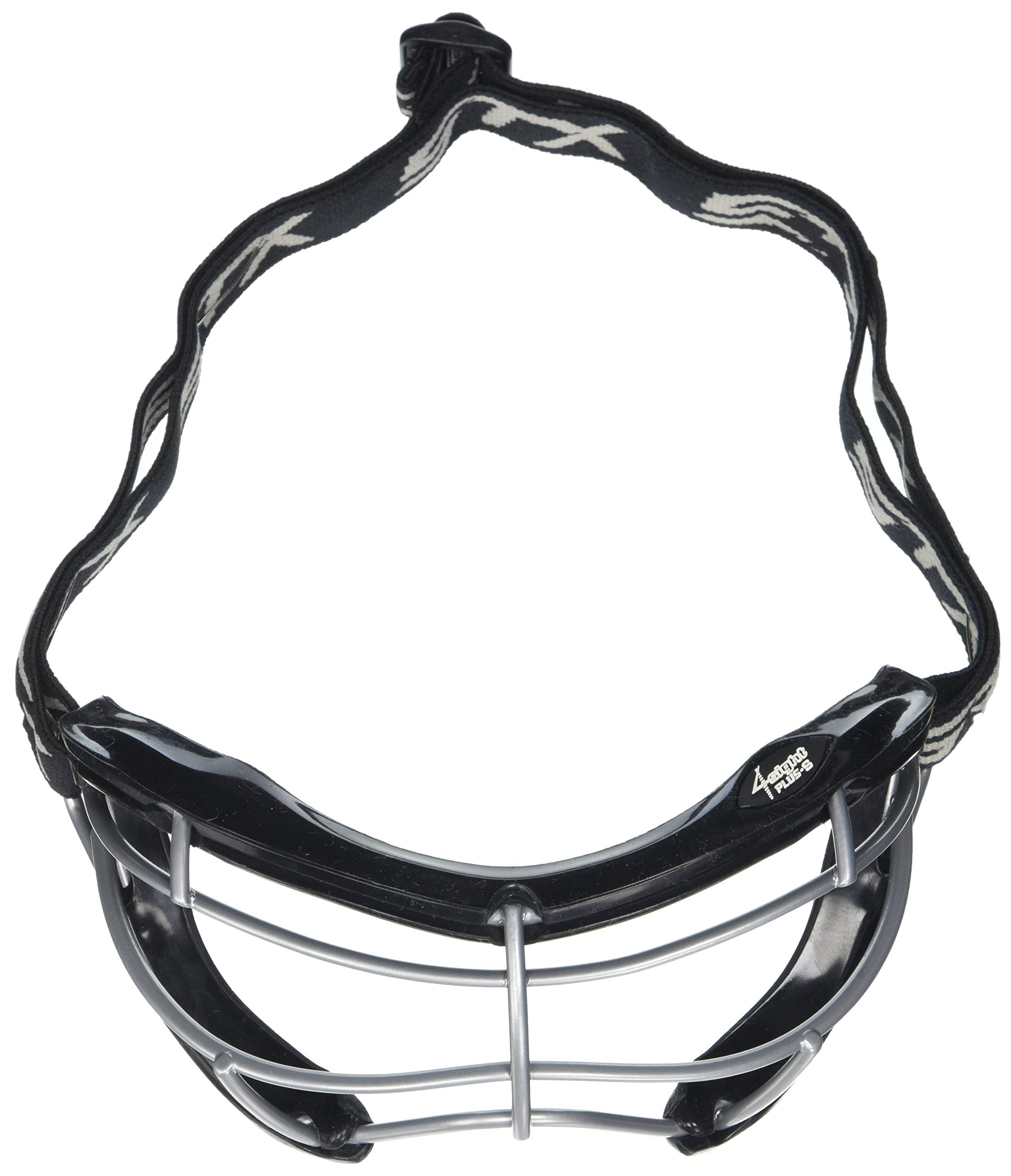STX 4Sight+ S adult lacrosse goggle strap closeup showing secure, lightweight fit.