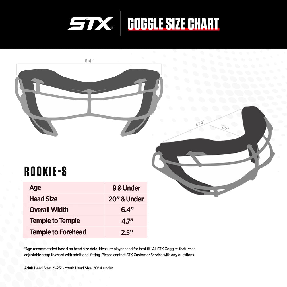 STX Rookie-S Goggle in use demonstrates SEI safety for kids