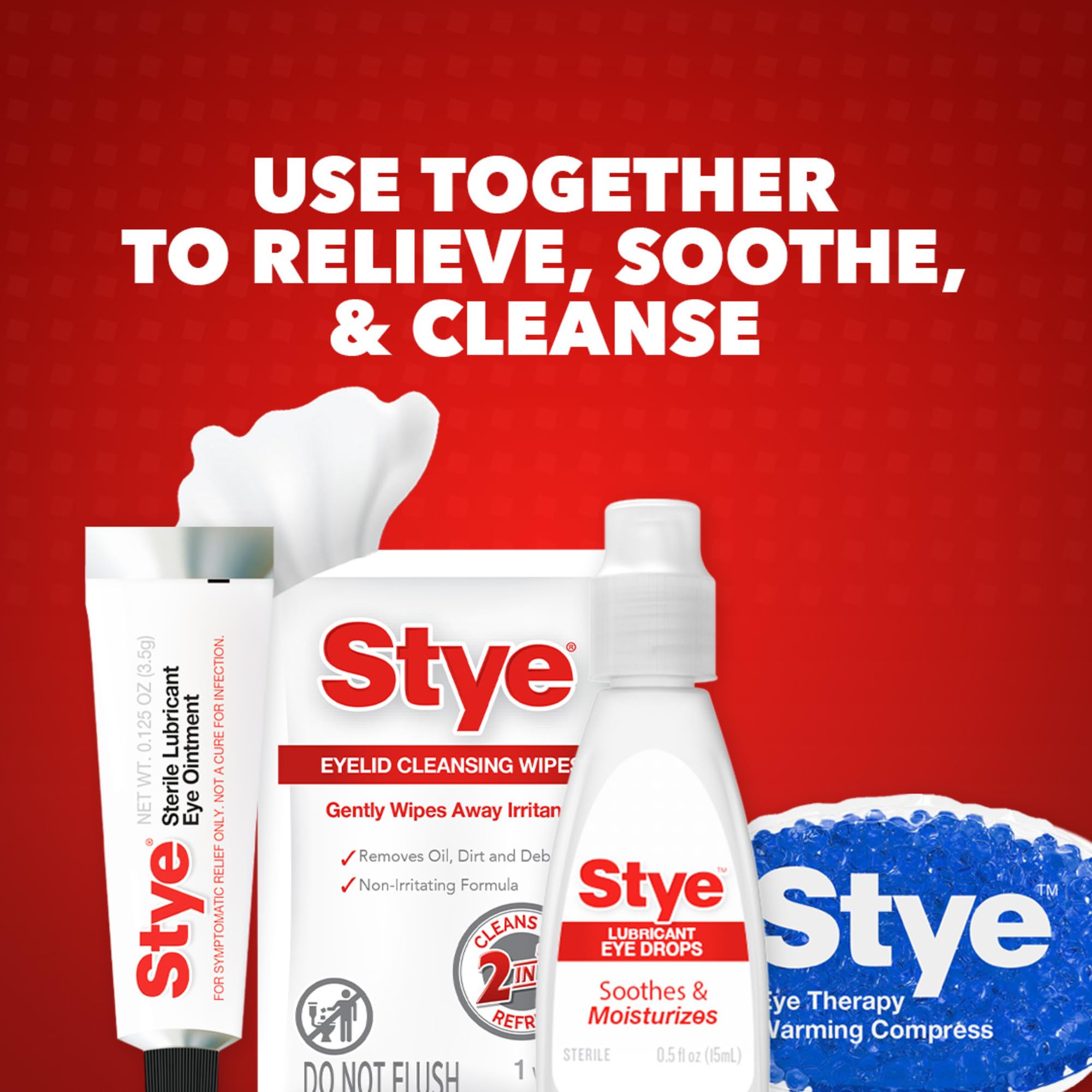 Stye 2-in-1 face wipes for daily oil and dirt removal.