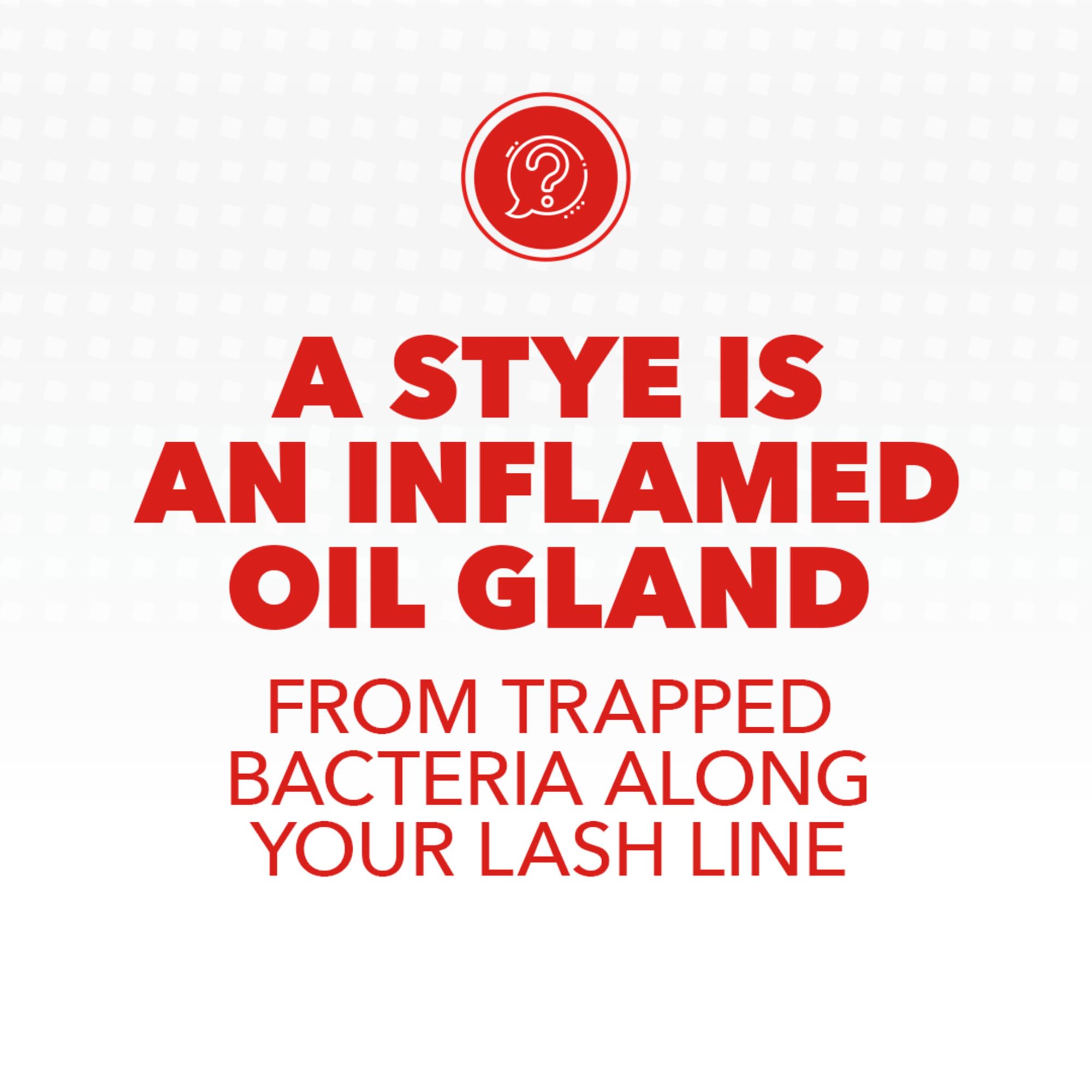 Stye eye wipes ophthalmologist-tested for safe use around the eyes.