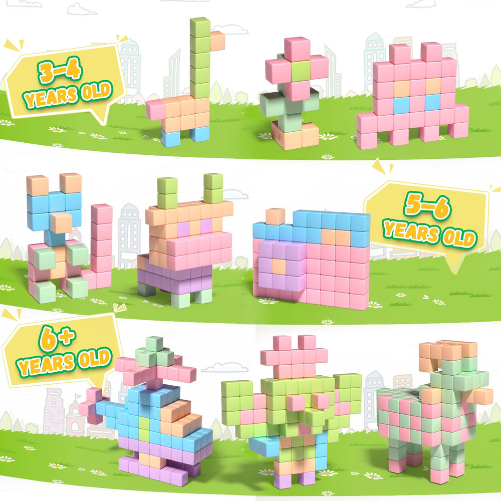 Styleeasy macaron color palettes cubes enhance color recognition and counting