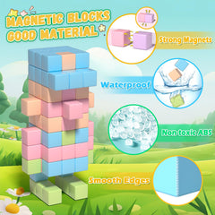 Styleeasy waterproof magnetic blocks for bath-time creativity