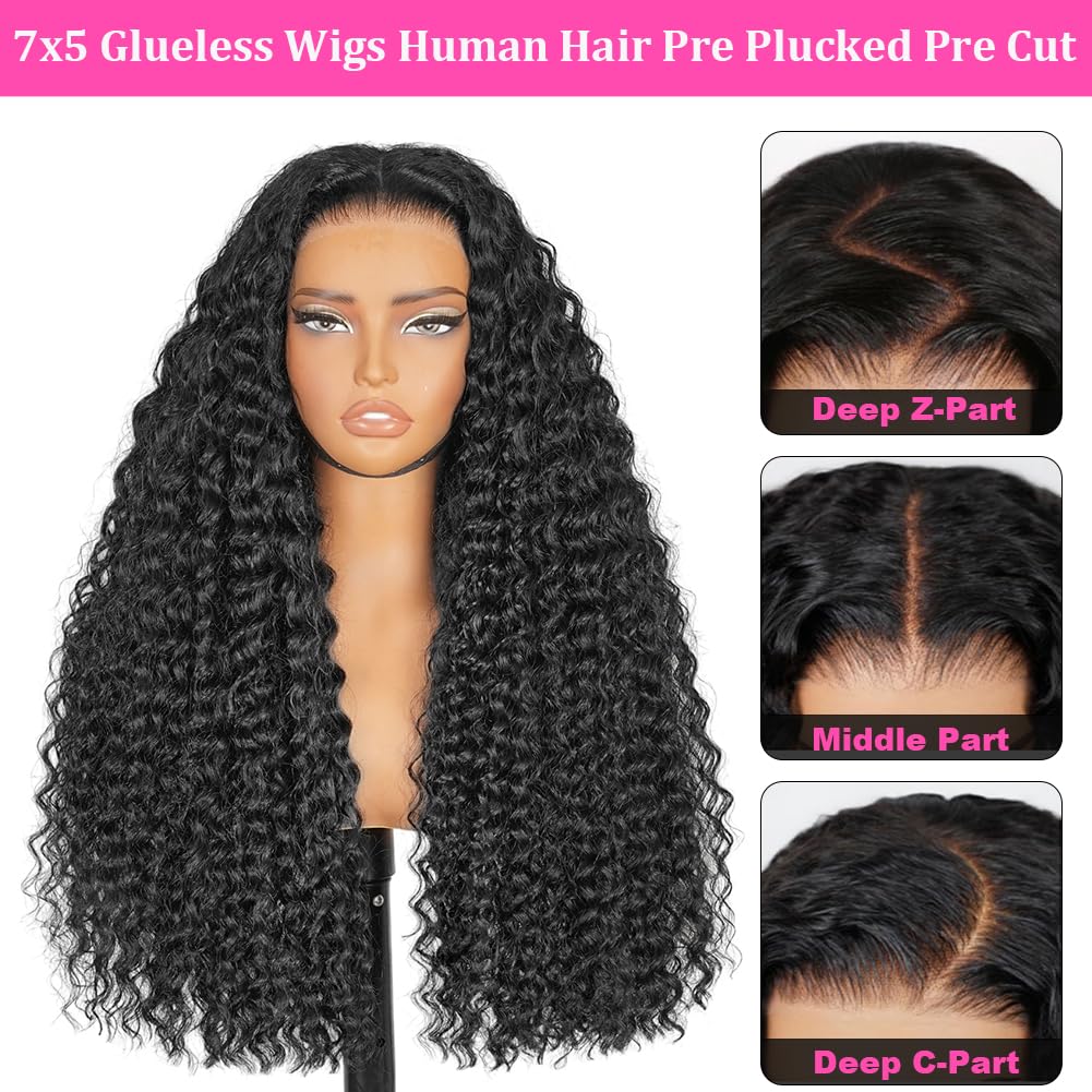 StyleLife wig with drawstring cap close-up, secure fit without glue.