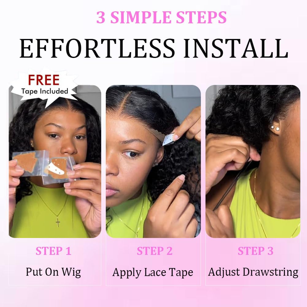 StyleLife HD lace 7x5 top view showing wider part options.