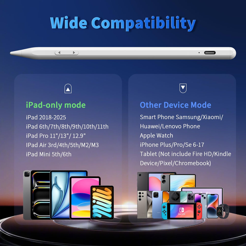 Palm rejection in iPad mode enables natural, comfortable drawing