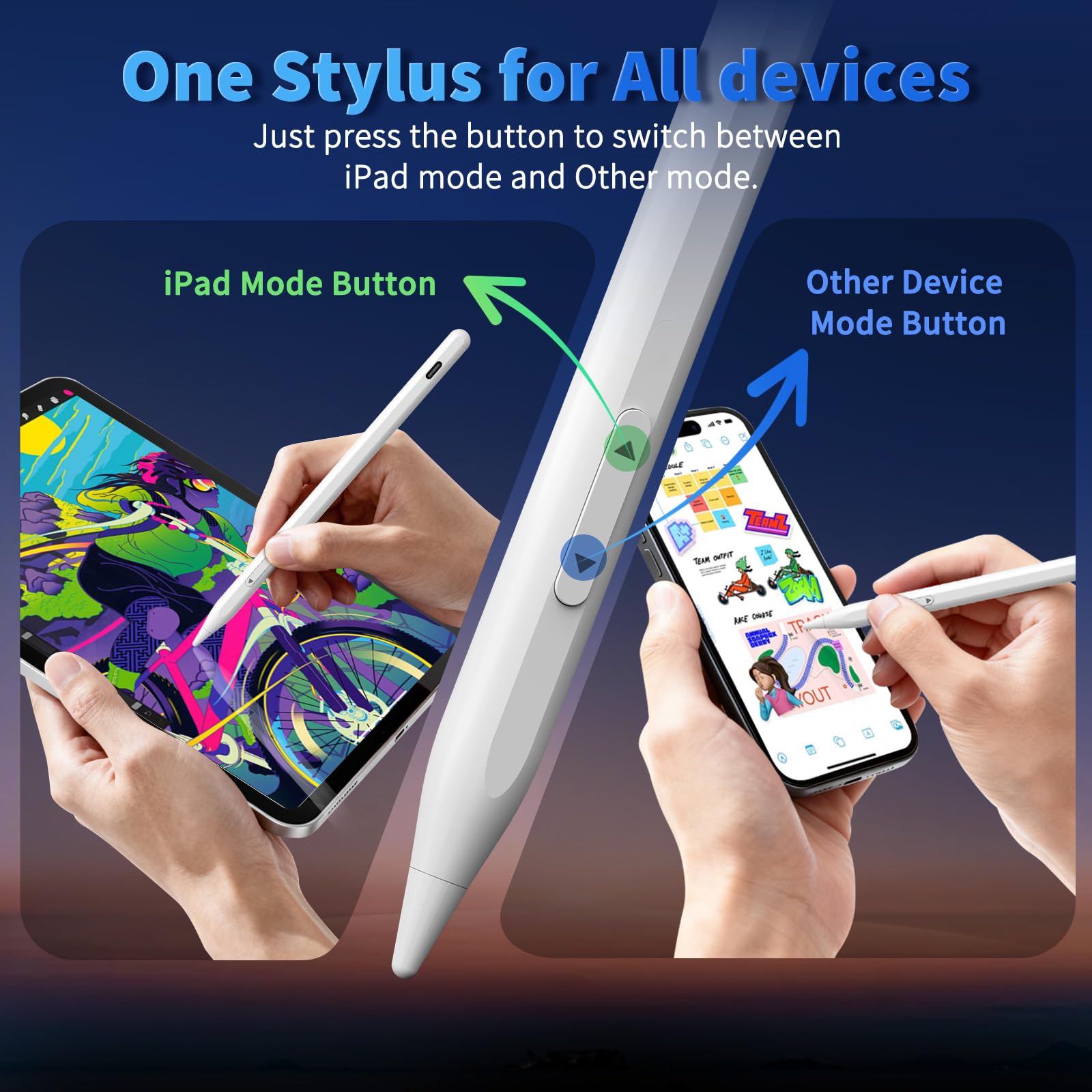 STYLUSHOME in universal mode for smooth navigation on iPhone and Android