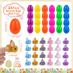 StzMamil six-color eggs add vibrant variety for kids' hunts.