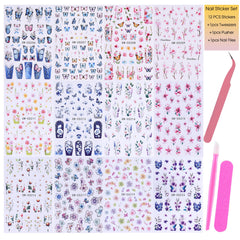 STZPRONAIL daisy bloom decals add quick, chic spring nails.