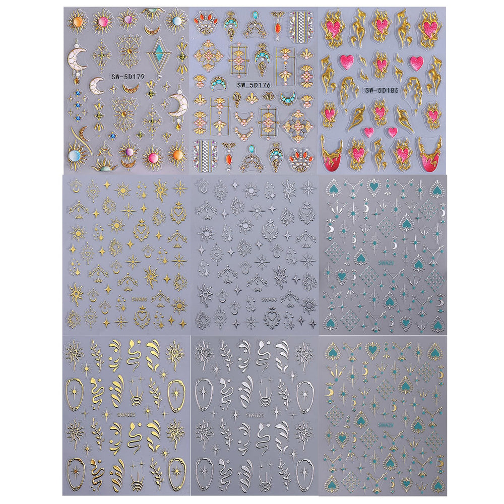 STZPRONAIL nail art decals for nails and crafts projects