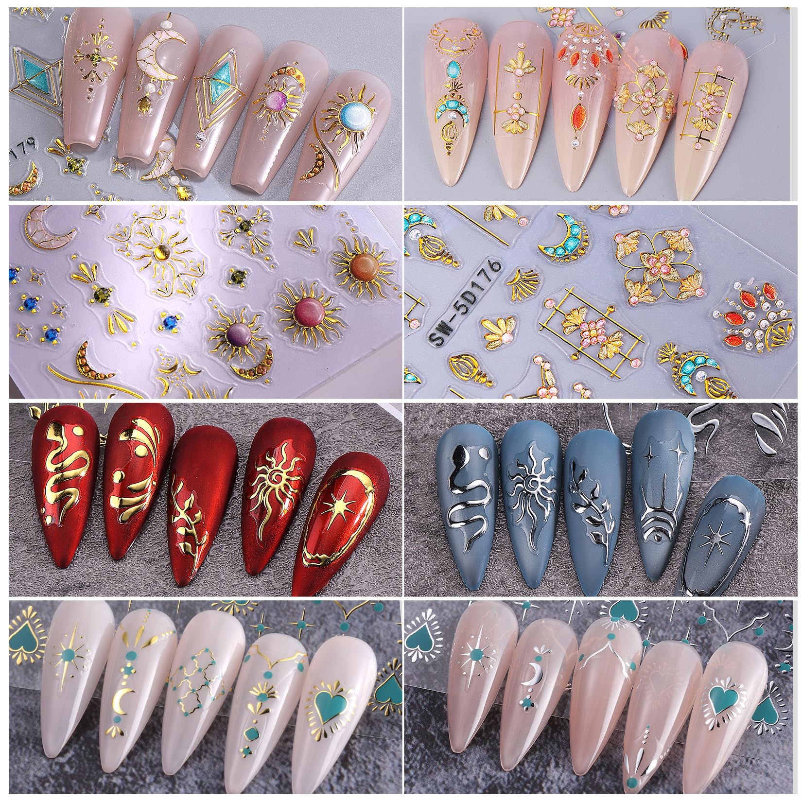 STZPRONAIL party-themed nail stickers for festive looks