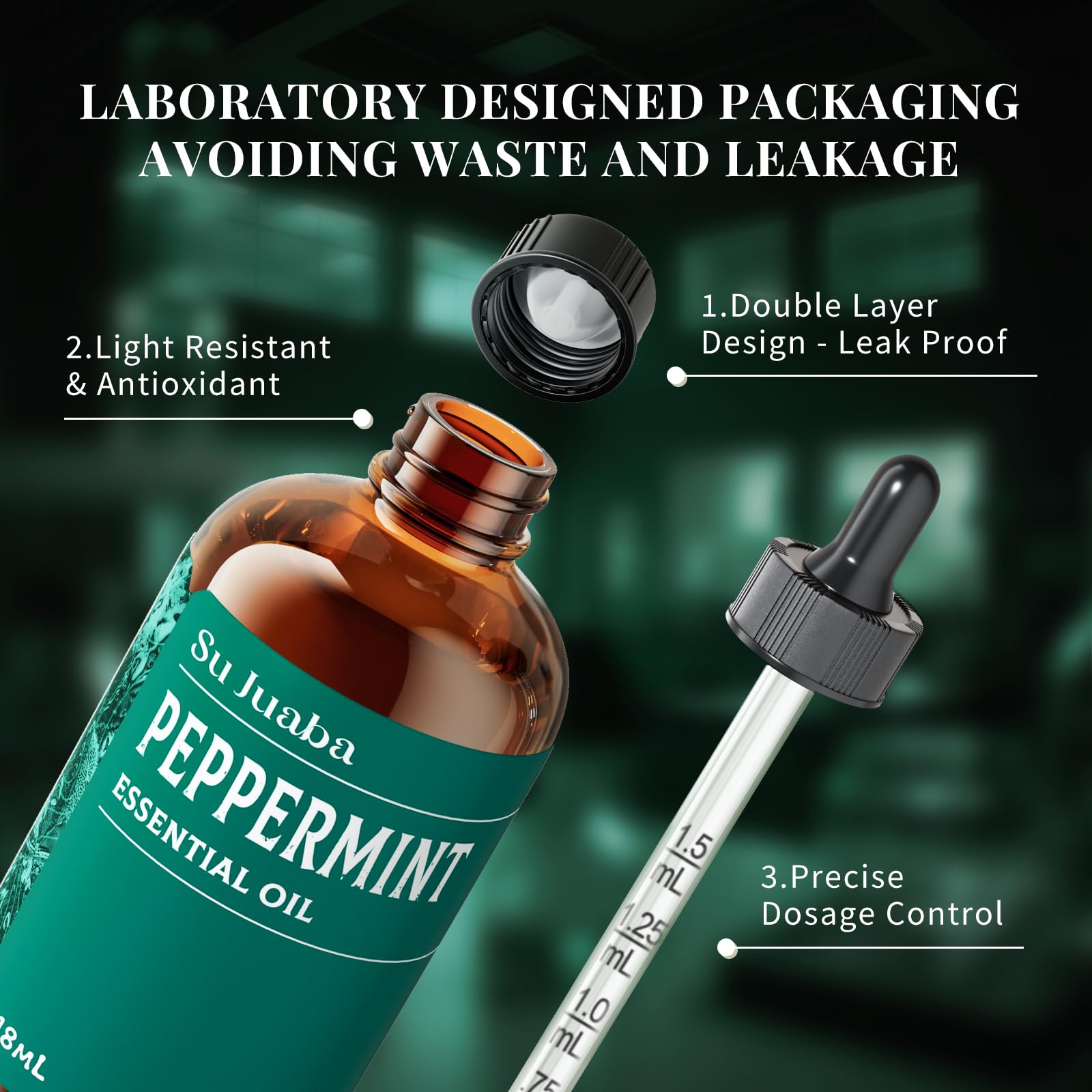 Gift-ready packaging of SU JUABA peppermint oil