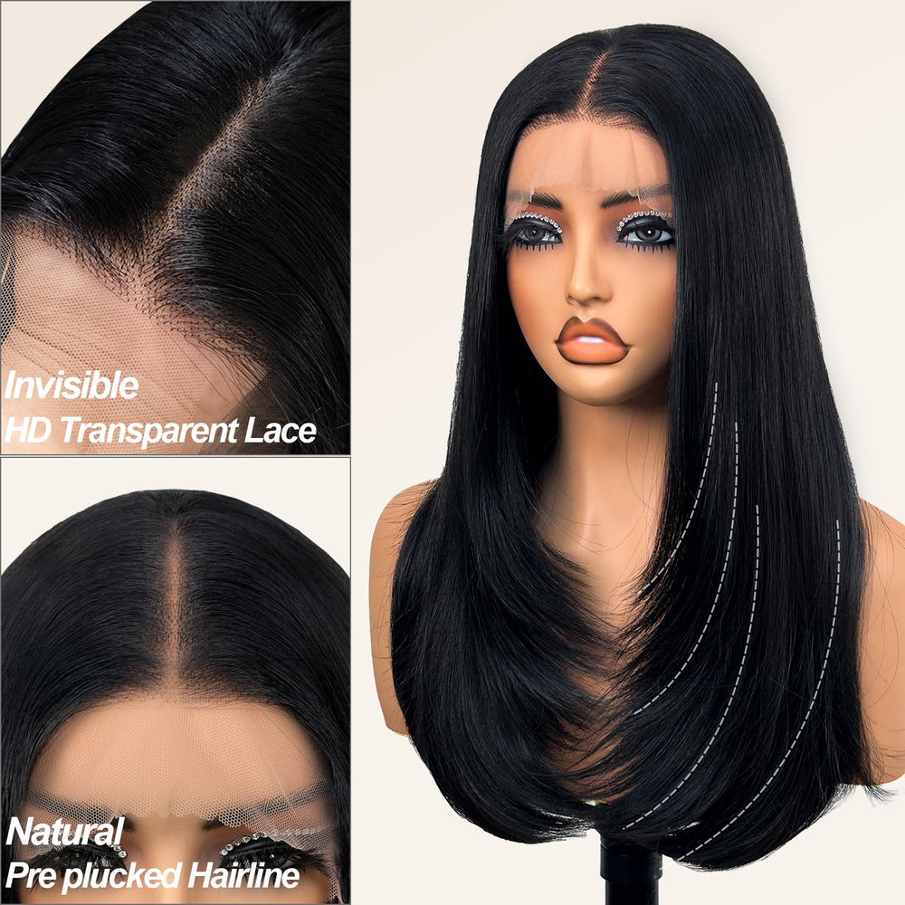 Su Mei.s 13x5x1 lace-front coverage with HD lace for natural look.