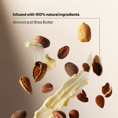 Suave Almond & Shea Butter Conditioner bottle shows smoothing and soft hair