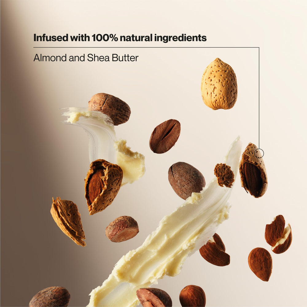 Shiny hair with Suave almond-shea fragrance after use