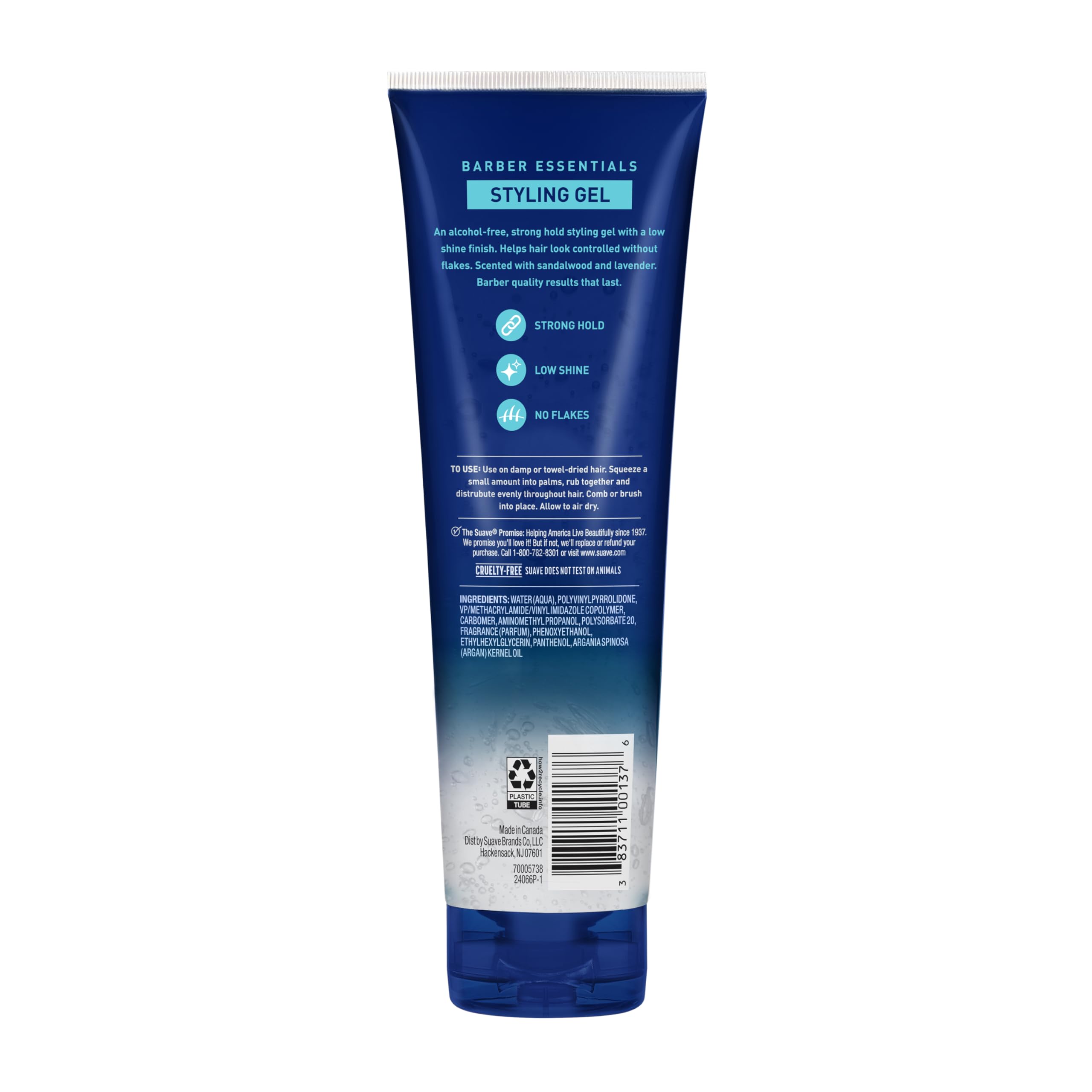Suave Barber Essentials Gel achieves a professional-look finish with easy styling.