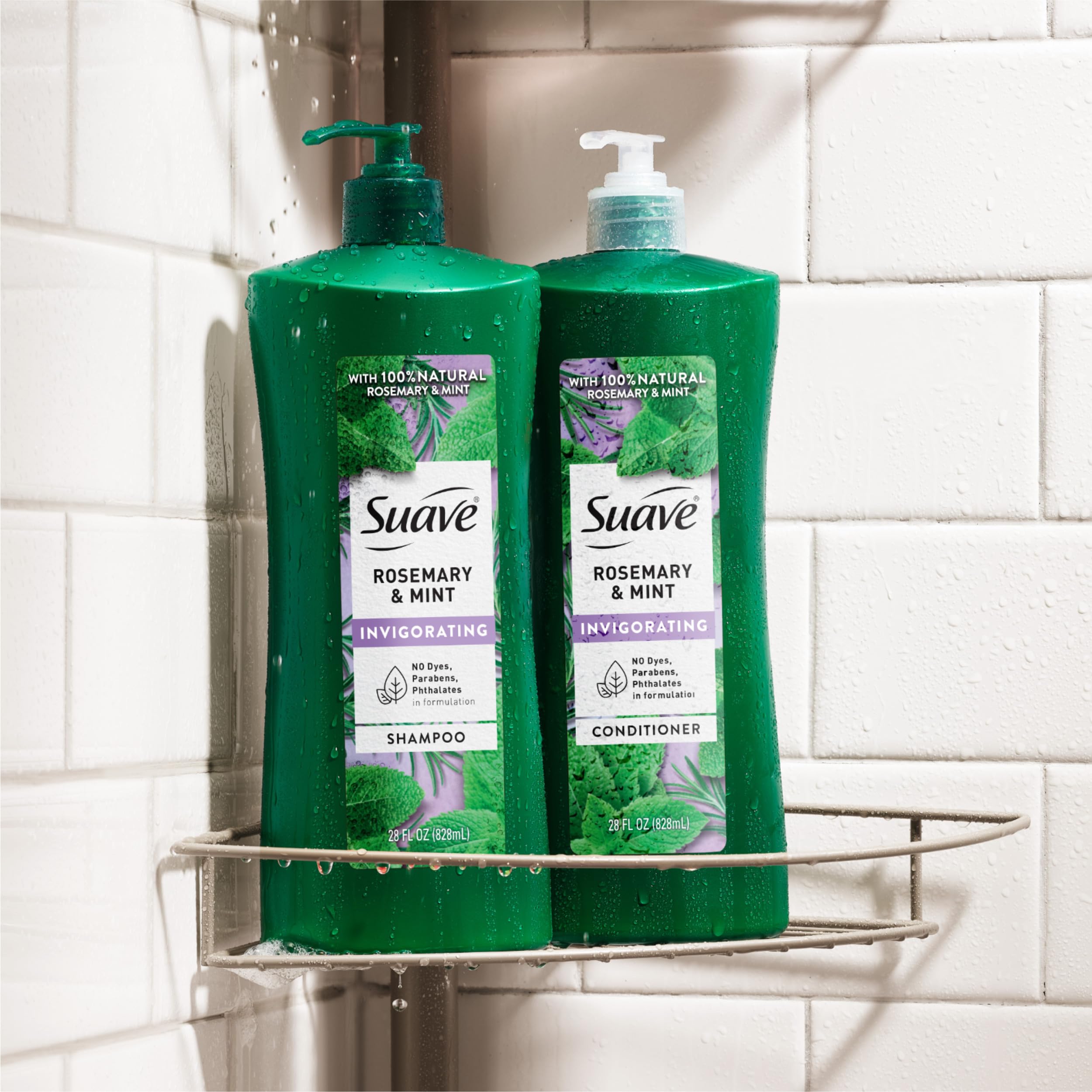 Suave Invigorating Shampoo is color-treated safe, helping maintain vibrancy.