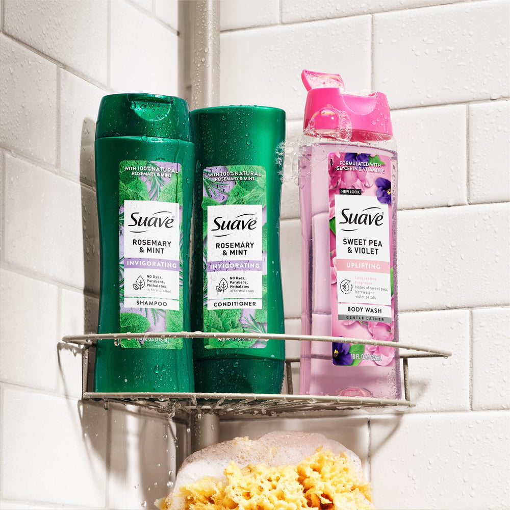 Cruelty-free logo on Suave packaging signals ethical testing