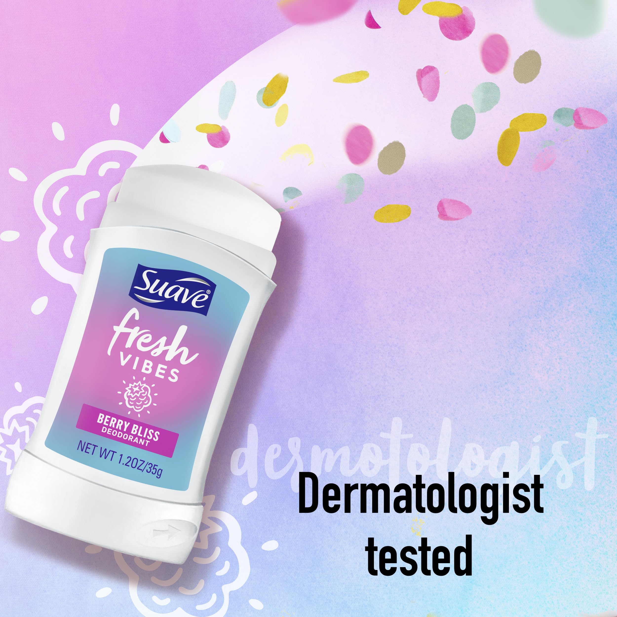 Close look at juicy berry fragrance notes in Berry Bliss deodorant
