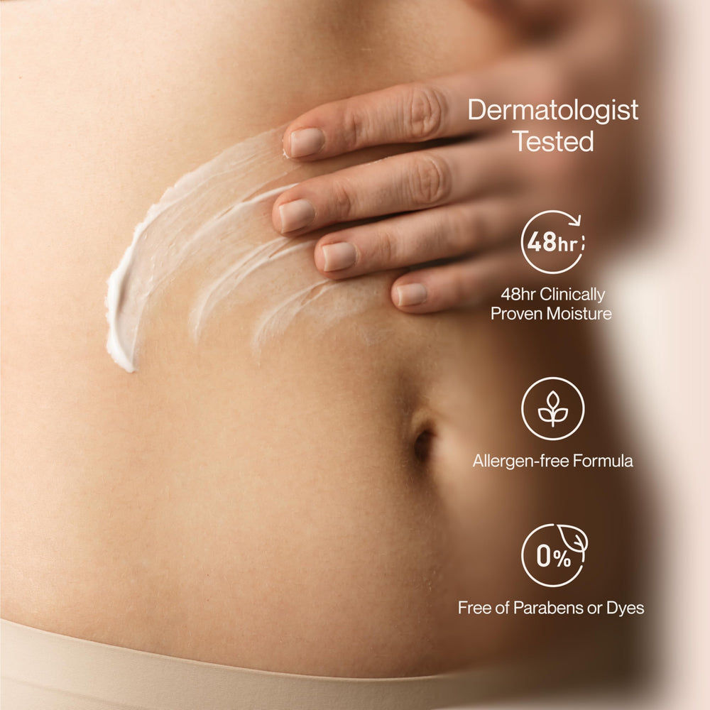 Suave hand lotion application closeup on skin for quick, non-greasy absorption.