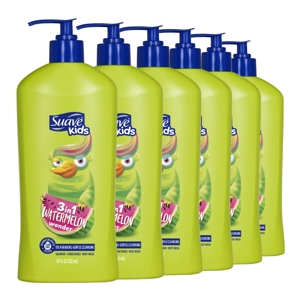 Suave Kids 3-in-1 tear-free bottle pump for easy bath time