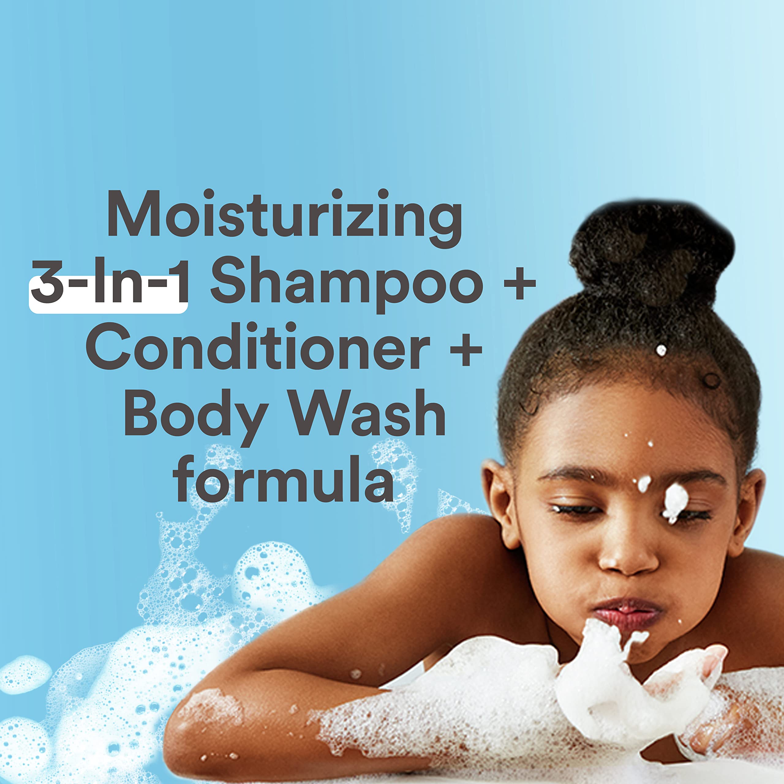 Suave Kids Purely Fun 3-in-1 bottle labeled dermatologist-tested for safety