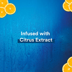 Foamy lather of Suave Men Citrus Rush for refreshing wash