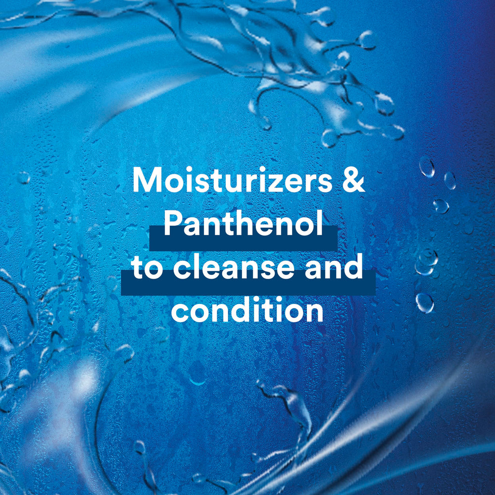 Suave Men Ocean Charge lather showing rich cleansing action