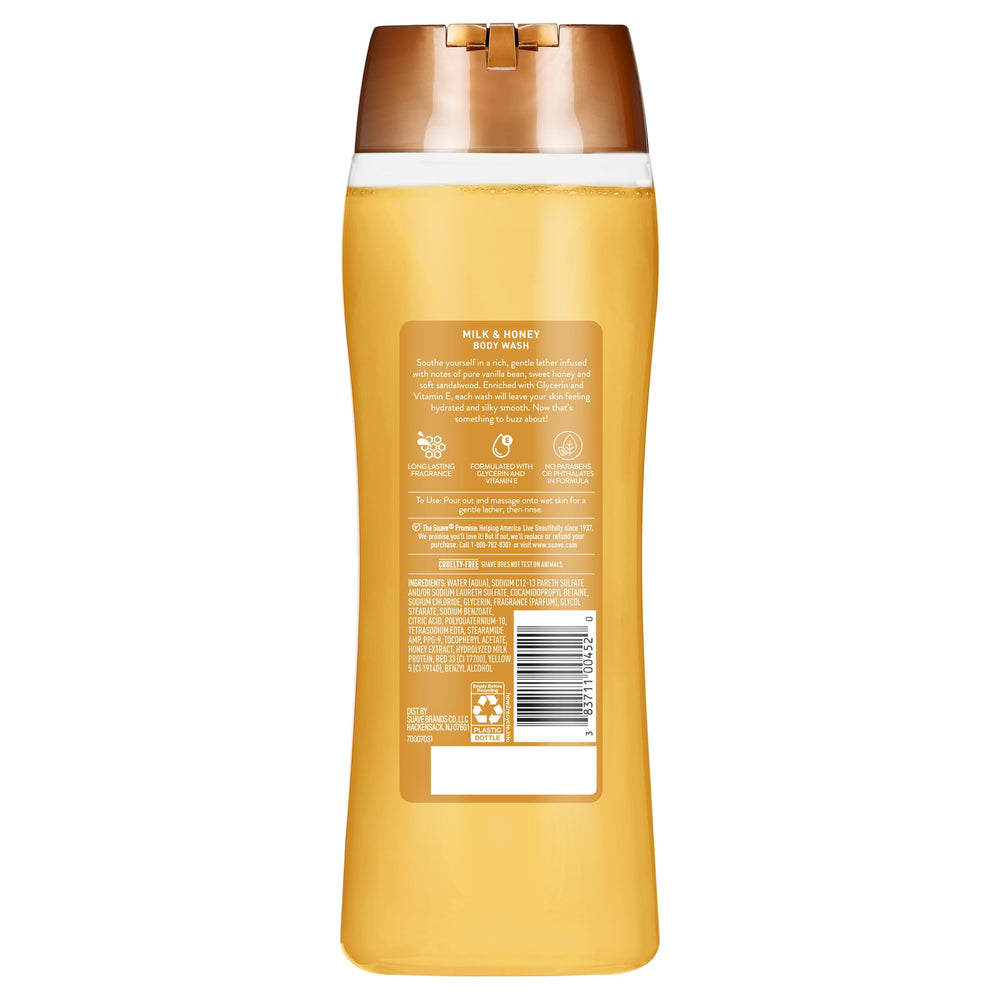 Large family-size Suave bottle highlights value for shared routines