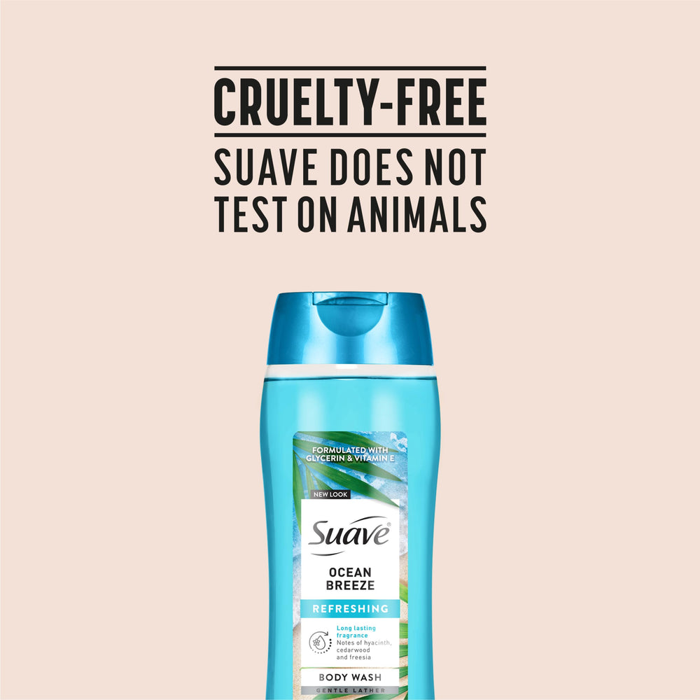 Paraben- and phthalate-free claim on Suave Ocean Breeze