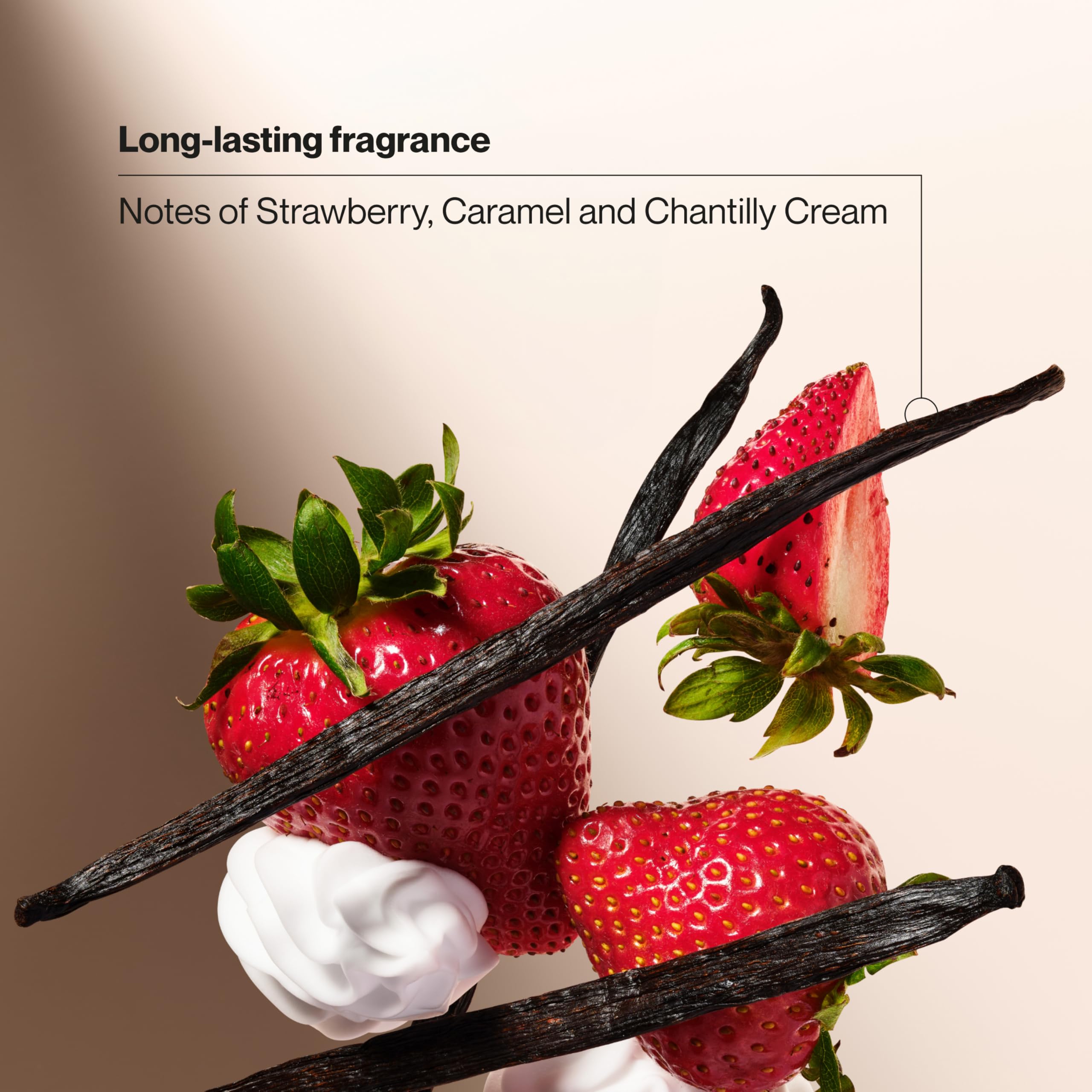 Suave Strawberry Delight packaging and six-pack display for convenience.
