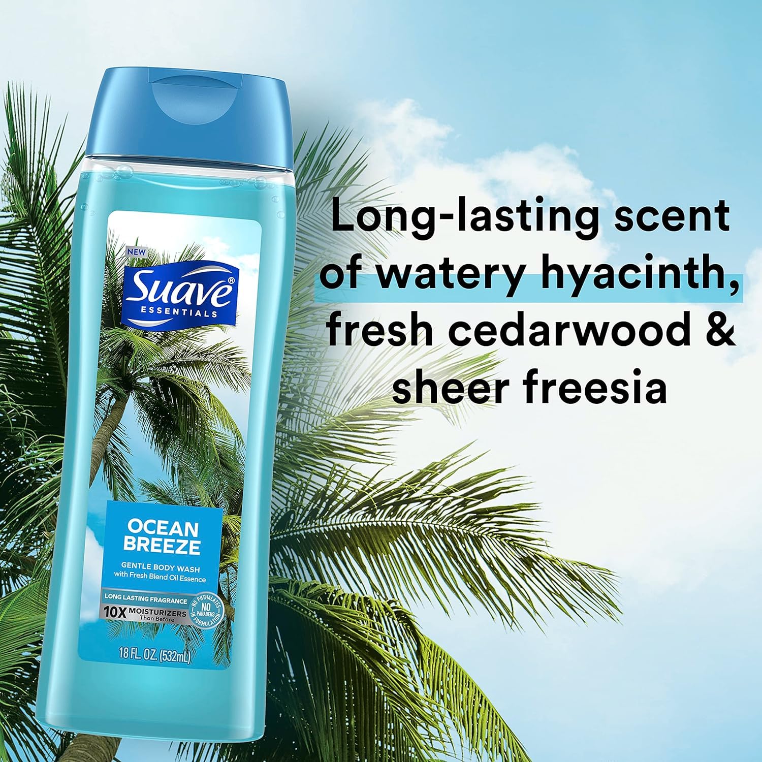 Suave Vitamin E boost ingredient signals conditioning care.