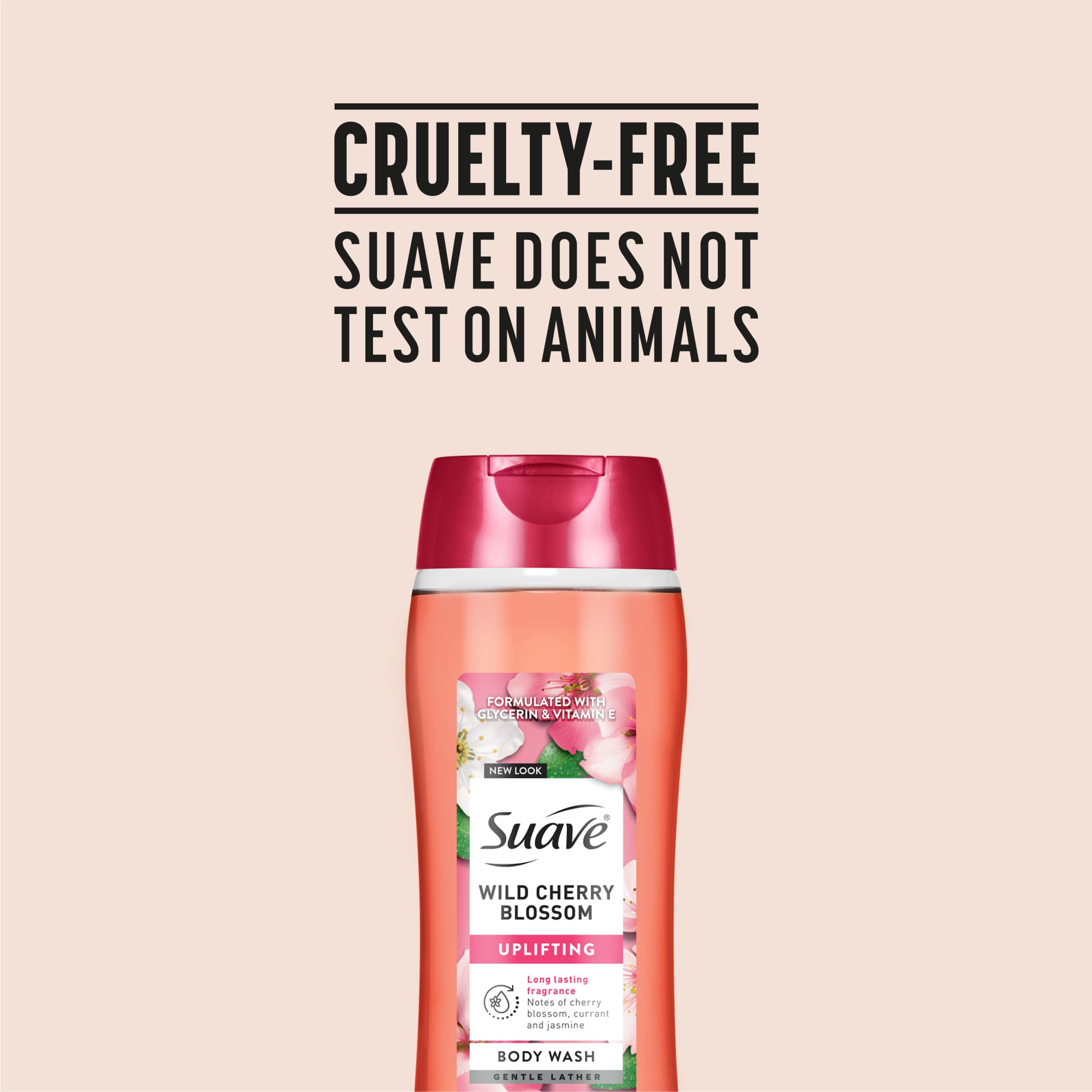 18 oz bottle in a multi-pack from Suave Wild Cherry Blossom