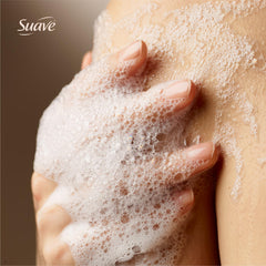 Glycerin hydration in Suave Wild Cherry Blossom Body Wash for soft skin
