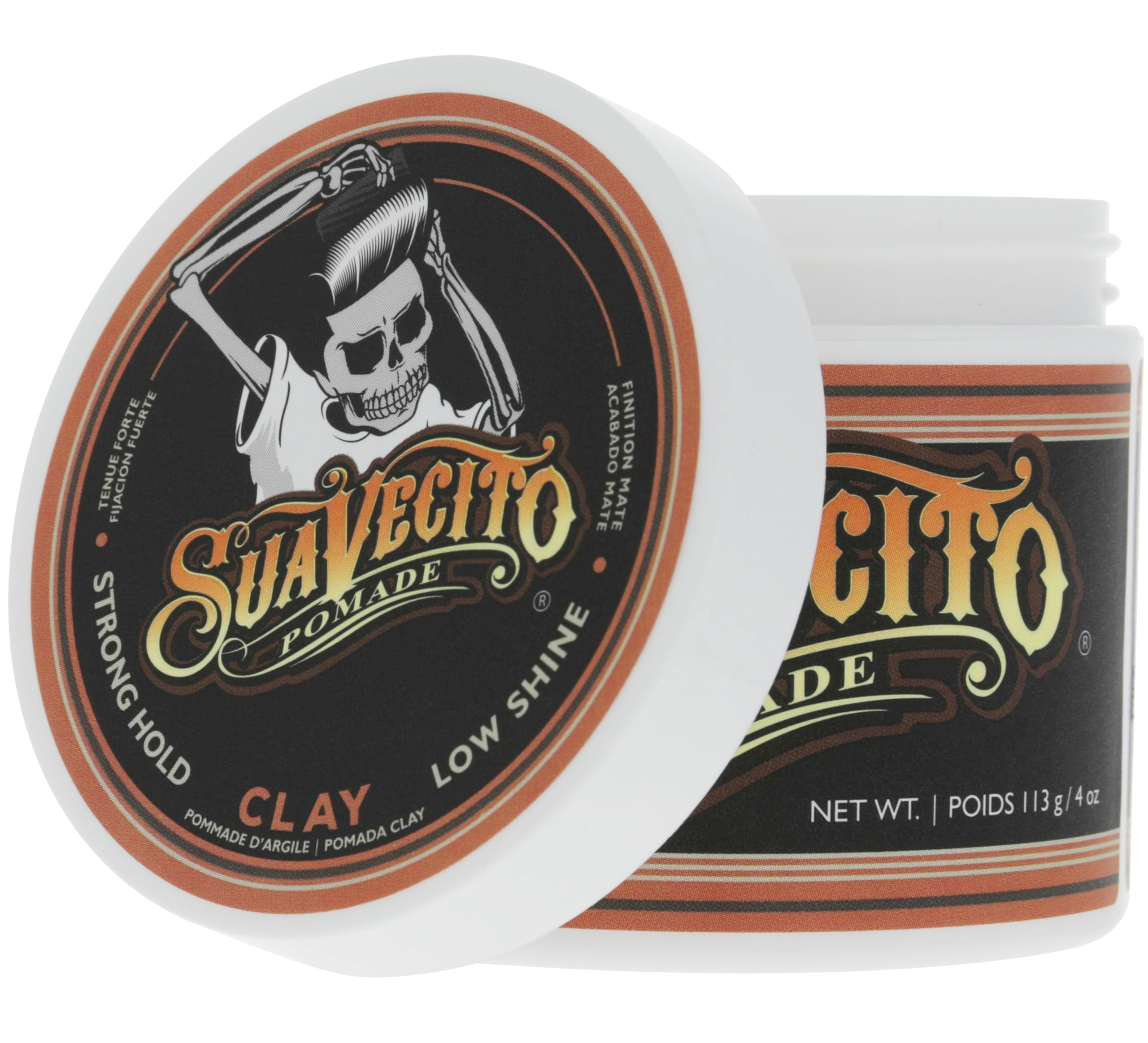 Suavecito Pomade Firme hair definition on short style.